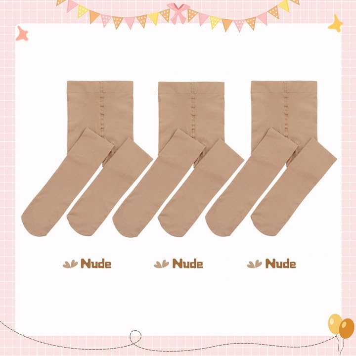 American Trends Tights for Girls Dance Tights Toddler Ballet Stockings for Girls School Uniform Leggings for Kids - Image 5