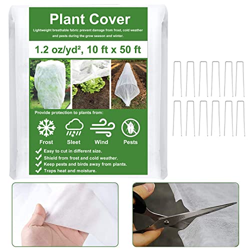 Nutroeno Plant Covers Freeze Protection 1.2 Oz cover