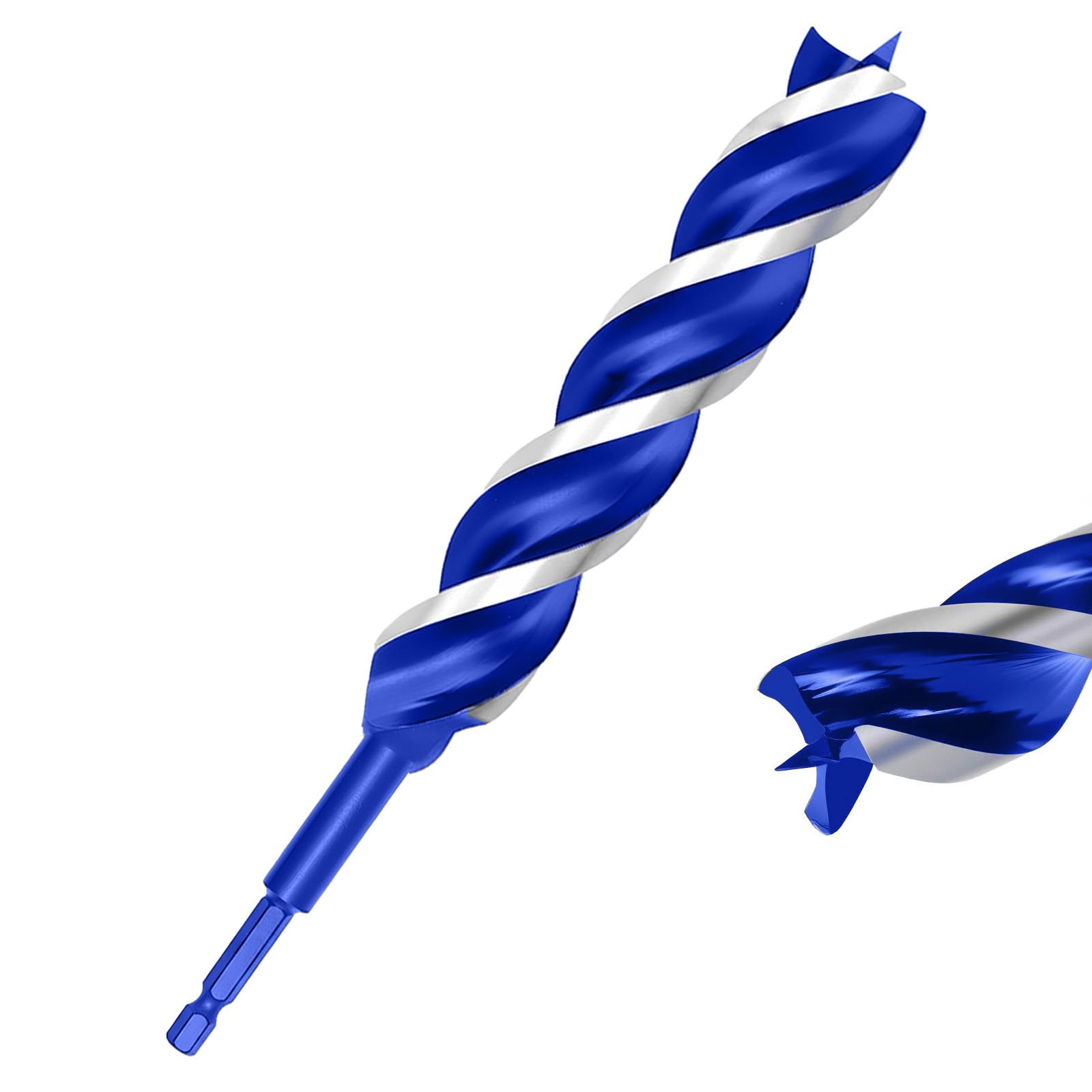 Wood Drill Bits, 26mm x 300mm Long Drill Bit for Wood Carbon Steel Quick Change Hex Shank Wood Drill Bit for Woodworking, Softwood and Plastic