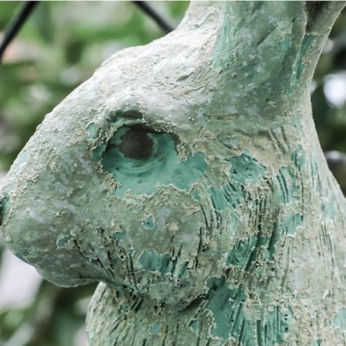 Décoration d'intérieur en résine de lapin pour salon et table basse