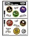 Heidi Barack - Vegetarian Anti Meat Mini autocollant Sticker - 4" x 4.75" - Weather Resistant, Long Lasting for Any Surface