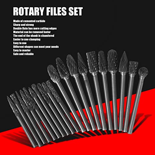 Set de 20 Puntas Rotatorias de Carburo de Tungsteno miniatura 3