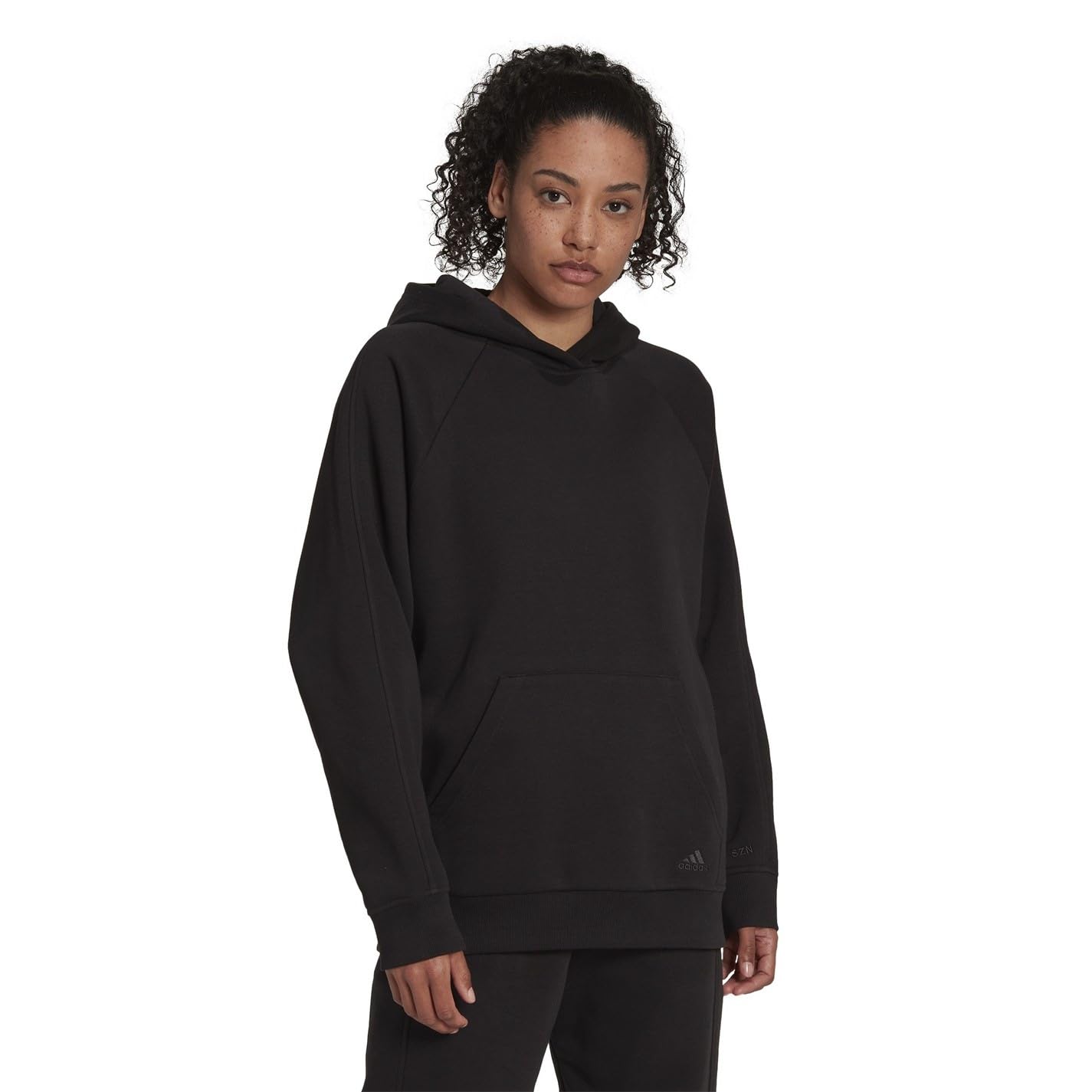 adidas W All Szn BF HD Sweat à Capuche, Noir, S Femme