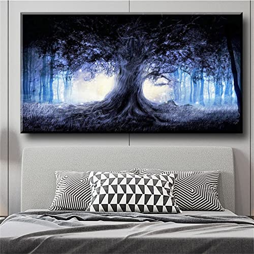 Peinture diamant complet foret fantastique 90x180cm l idee cadeau ideale pour les adultes