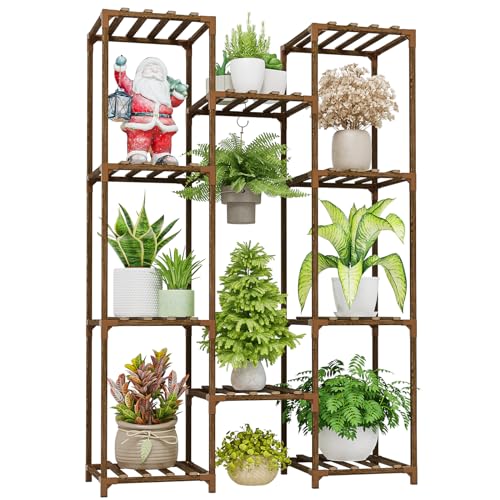 Bamworld Pflanzenständer Outdoor Indoor Blumenständer Hoch...