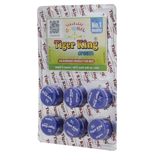 Image of TIGER KING Cream Pack of 6 (Blue, 6 x 1.5 g)