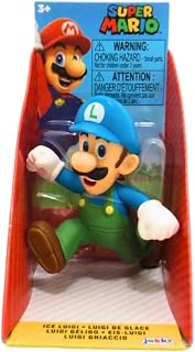 Super Mario Checkout Lane Series Ice Luigi (Running) 2.5 Inch Action Figure