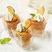 Aitsite 50 Pack Tazas de Postre Plástico con Cucharas Desechables Brillo de...