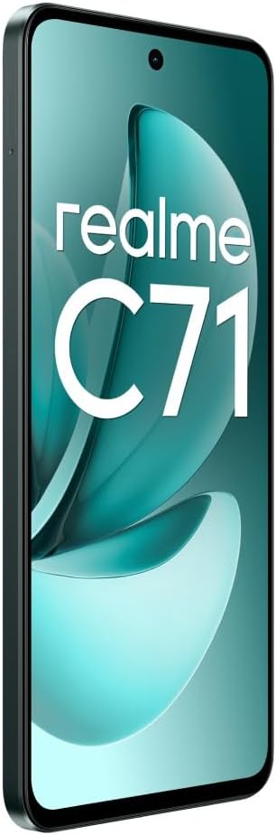 realme C71 Dual-SIM 256GB ROM + 8GB RAM (GSM Only | No CDMA) Factory Unlocked 5G Smartphone (Forest Owl) - International Version