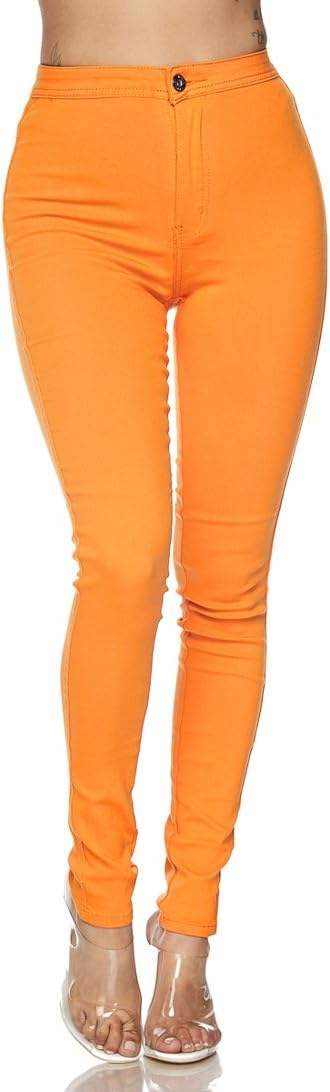 SOHO GLAM Super High Waisted Stretchy Skinny Jeans