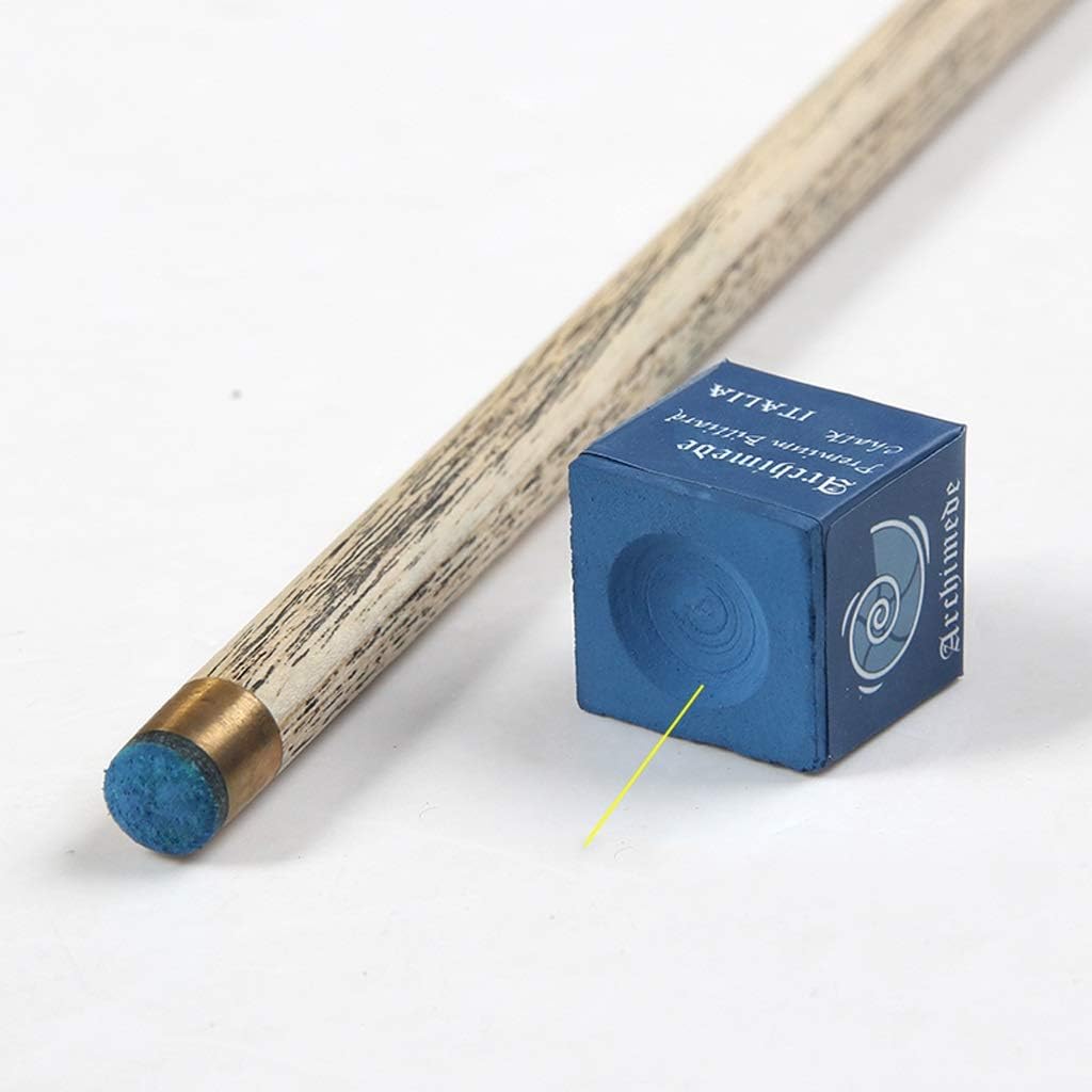 Billard Pool Cue Chalk, Calcium Carbonate No-Slip Billiard Pool Cue Tip Chalk Snooker Chalk for Billiard Snooker Pool/a