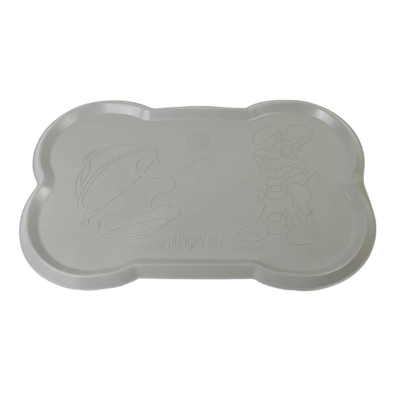 Tapete para Comedouro para Cães e Gatos Omega Paw Pearilized Pebble, 1 unidade