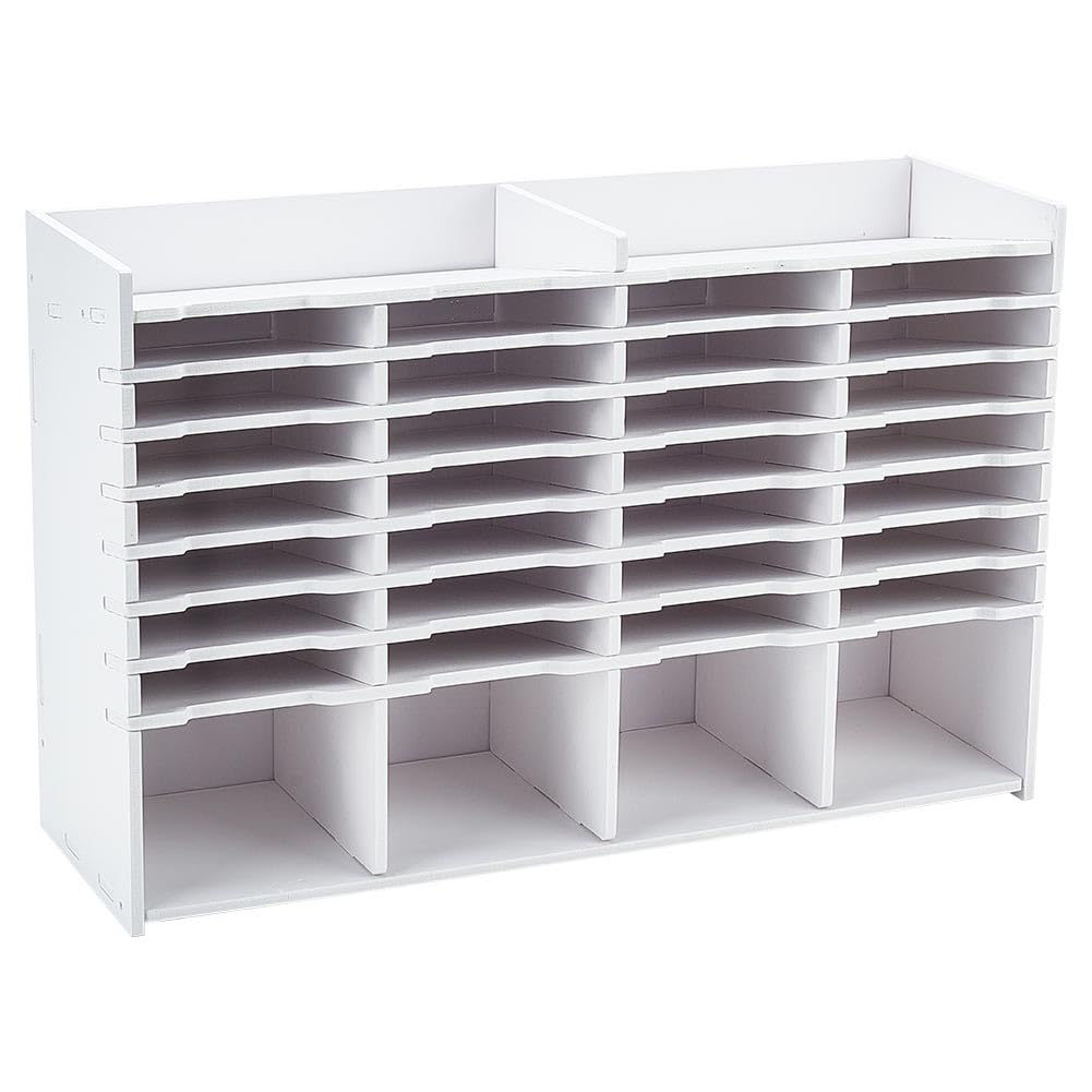 Organizador de pintura de diamante vertical con 32 ranuras para proyectos grandes