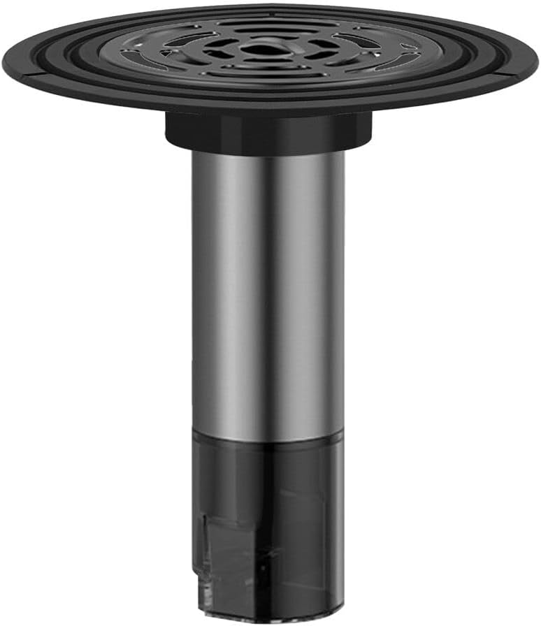 Shower Drain Floor Drain Backflow Preventer - Magnetic Closure Valve Variable Diameter Gasket 304 Stainless Steel Odor-Resistant Shower Drain Plug，for 1.77''-3.5''ID Pipes