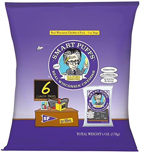 Pirate's Brand Smart Puffs, Wisconsin Cheddar, 1 Ounce, 6 Count (Pack Of 12) #TOP26