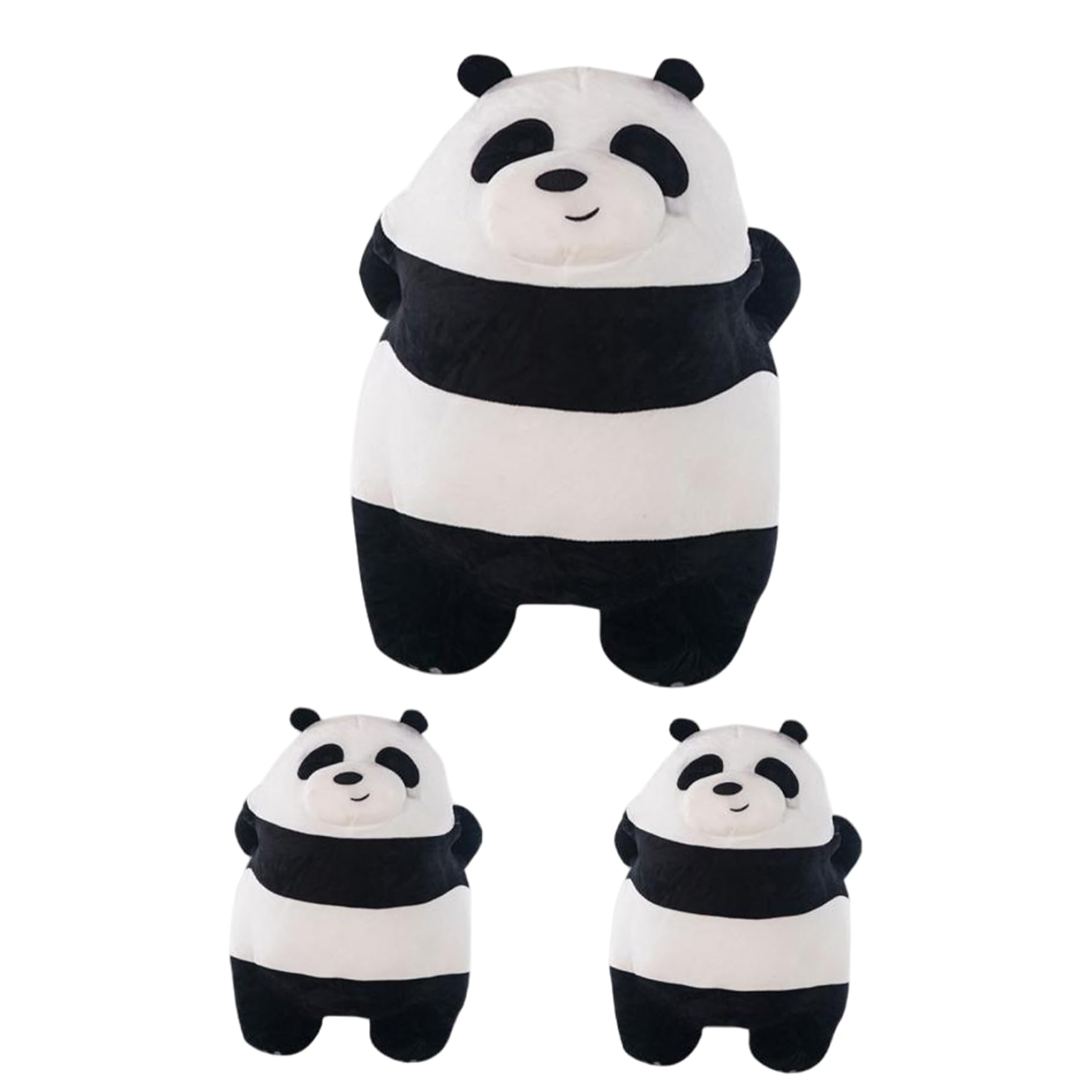 Snowboard-Hinternpolster, niedlicher 3D-Panda-Snowboard-Knieschützer und Gesäßpolster, 3 Stück/Set, weich gepolsterte Ski-Schutzausrüstung für Erwachsene, Kinder, Roller, Snowboarden, Rollschuhlau