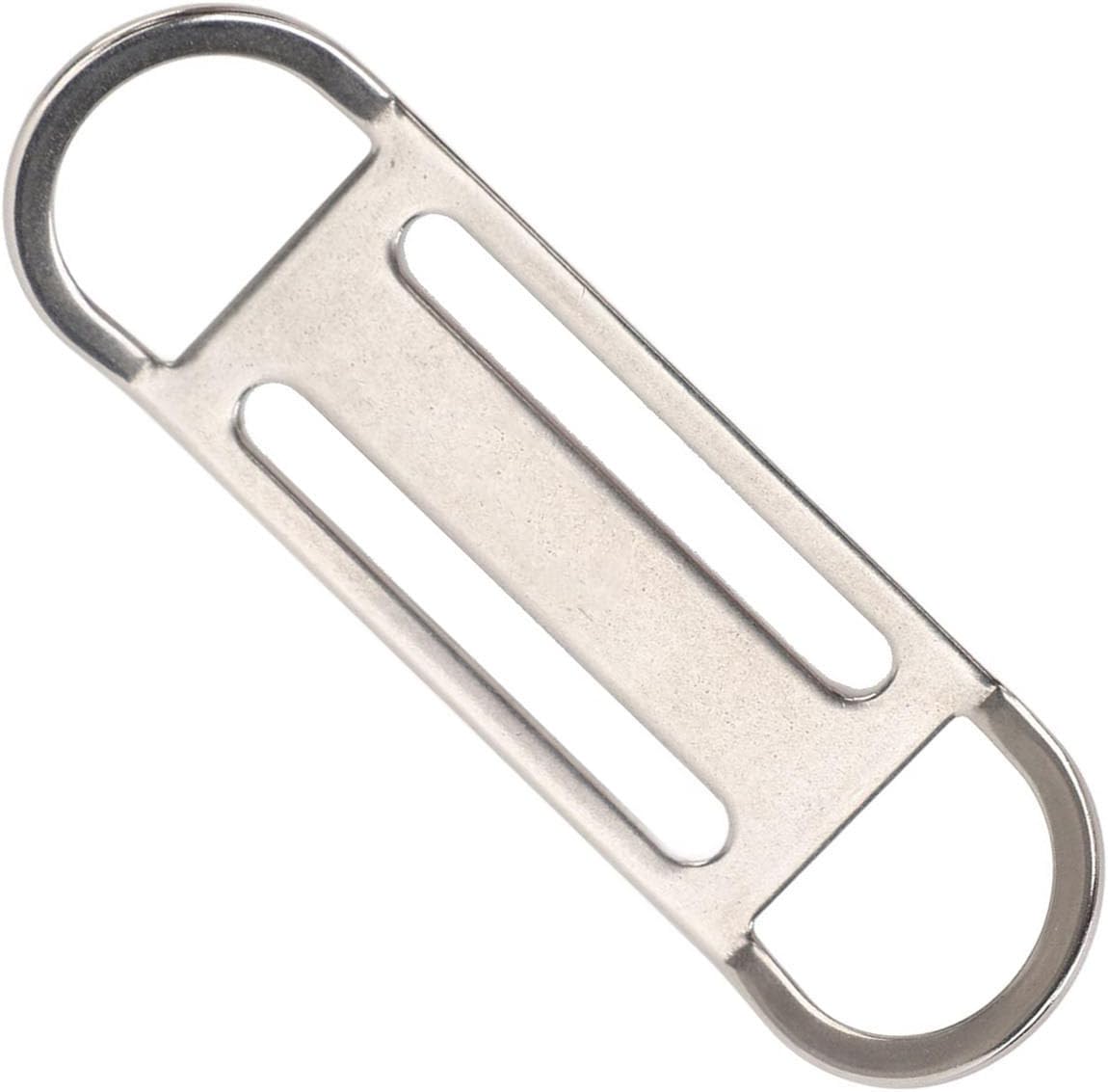 Diving Side Mount Bilateral D Ring Buckle 316 Stainless Steel Diving Webbing Strap Keeper Sidemount BCD Fixing Buckle for BCD Accessories
