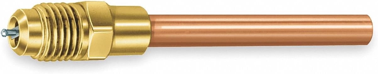 Tube Extension: 1/4 in SAE, 1/2 in Extension OD, 7 in Overall Ht, 3 PK, A31008, 3AXG3
