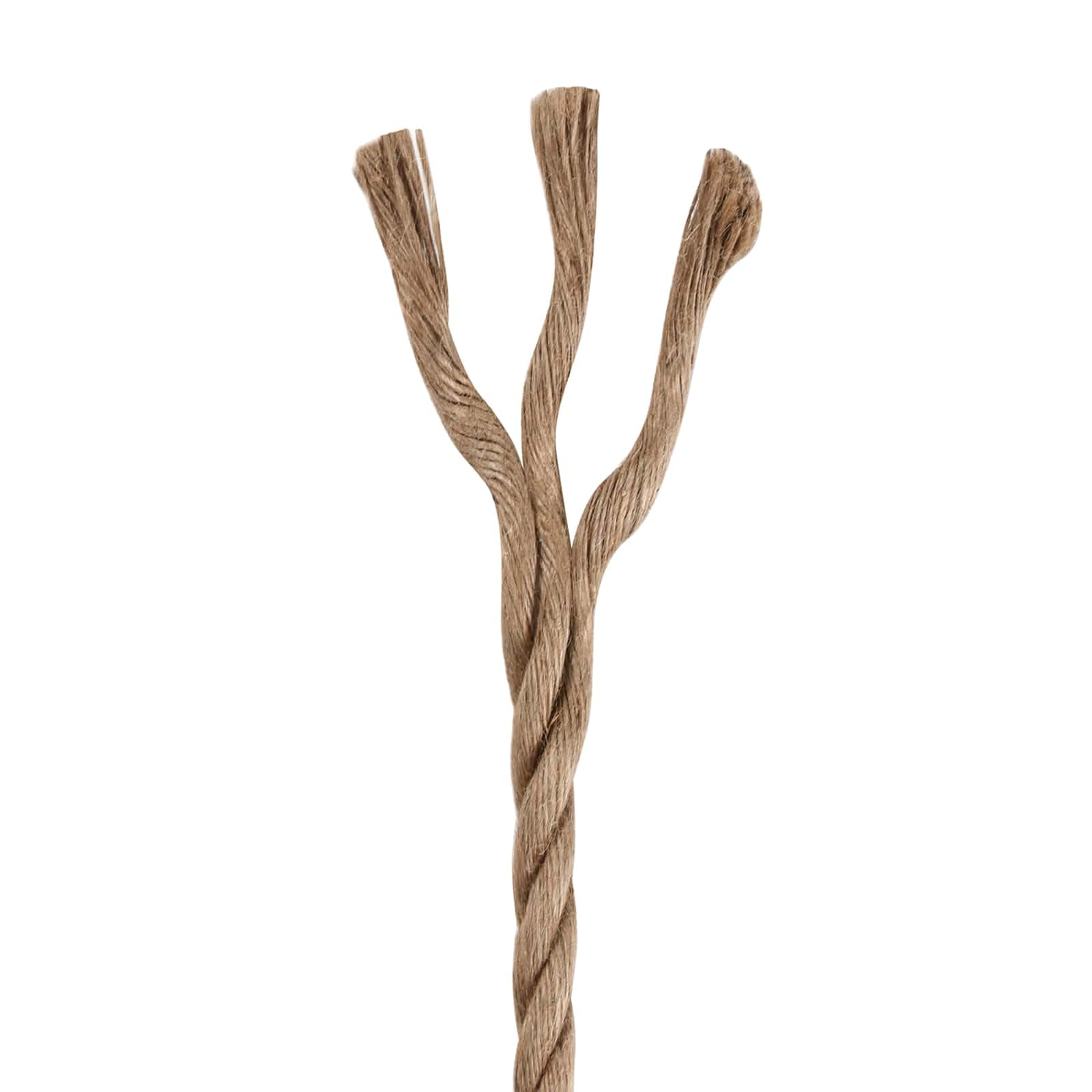 Corda di iuta, 10 pezzi, 2 mm, naturale
