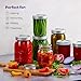 Wide Mouth Mason Jars 16 oz [5 Pack] With Mason Jar Lids and Bands, Mason Jars 16 oz - For Canning, Fermenting, Pickling - Jar Décor - Microwave/Freeze/Dishwasher Safe.