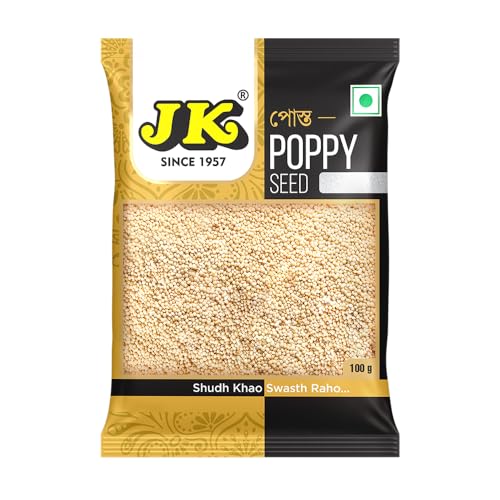 Image of JK Poppy Seeds|Khus Khus Posto|Whole Khus Khus|Posto Dana|Indian Posto Dana|Khas Khas|100% Pure (100 Gram Pack Of 1)