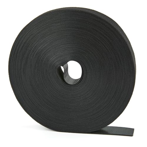 Image of 70FT x 3 /4 inch Hook and Loop Roll, Reusable Fastening Cable Ties, Multi-Purpose Cable Management Wire Ties Cable Straps for Organizing Home, Office and Data Centers