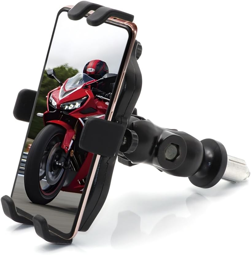 Motorcycle fork stem holes for phone support mount holder 13mm-20mm