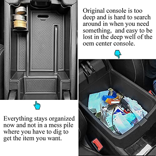 Vesul Center Console Organizer Armrest Storage Tray Compatible With Mercedes-Benz Benz Cla-Class Cla45 Amg Cla250 2014-2019 / Gla-Class Gla250 Gla45 Amg 2015-2020 Abs Tray Insert Box Armrest Pallet #TOP4