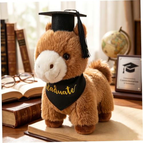 Peluche de graduación de caballo de 10 pulgadas que no pierde la forma 2