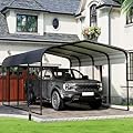 Sam Legend 12×20 Metal Carport Heavy Duty Car Port, Carport Kit with Galvanized Steel Roof Building and Frame for All-Weather, Outdoor Storage Metal Canopy Multi-Use Garage Shed for Car and Truck