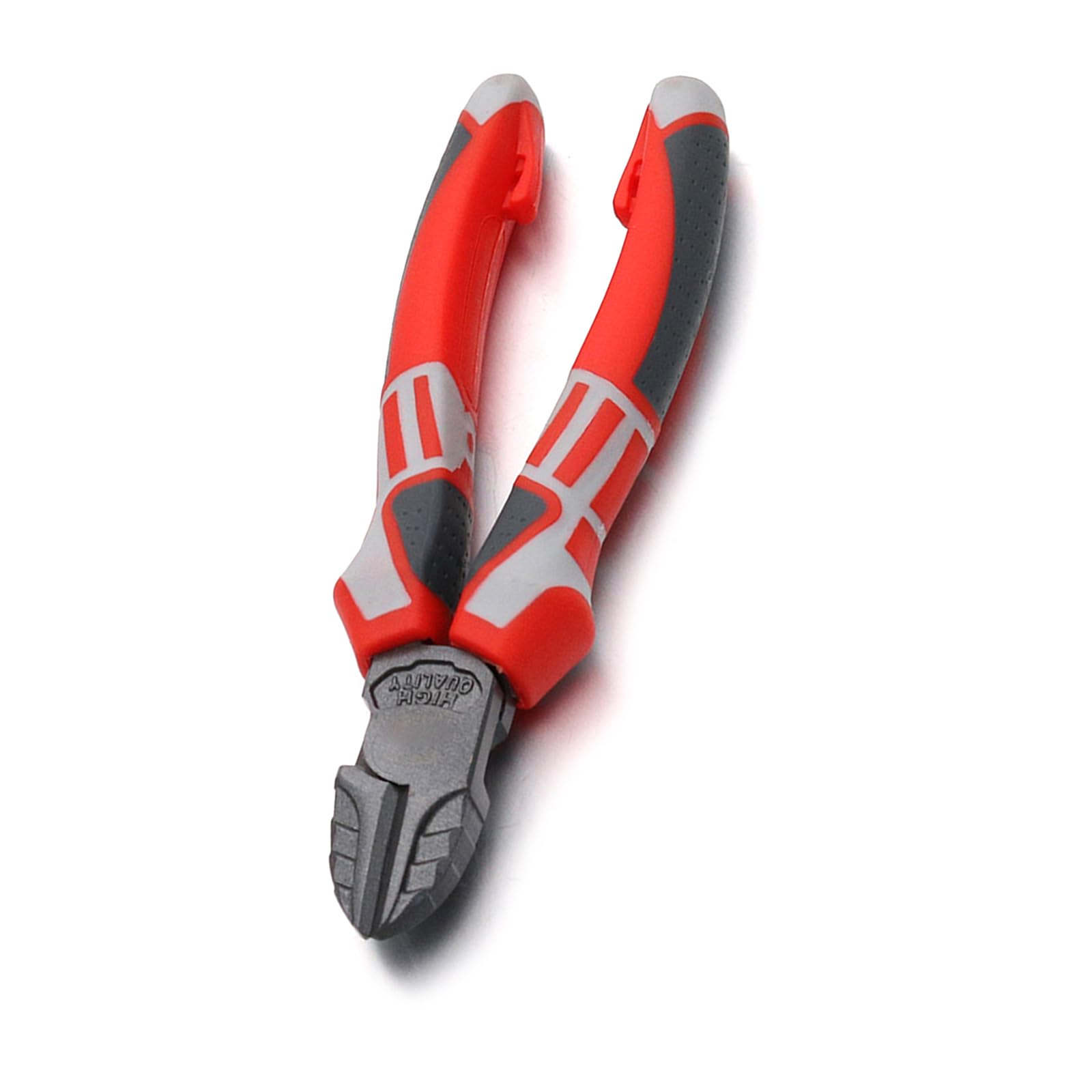 Woedpez 6 Inches Ergonomic Diagonal Pliers 6 / 7Inch Multipurpose Diagonal Heavy Duty Wire Stripping Labor Saving Handle Professional Electrical Wire Cutter
