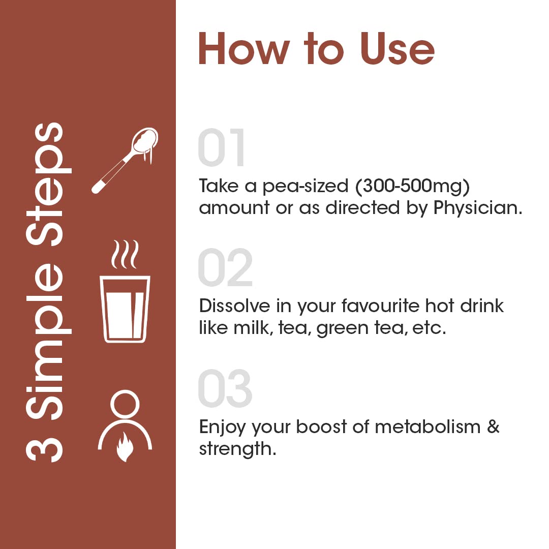 TAC - Ayurveda Company Ayurjosh Himalayan Shiljit Ral | Fulvic acid and 84 trace minerals. For increased immunity, strength and metabolism. 100% natural | 20 grams