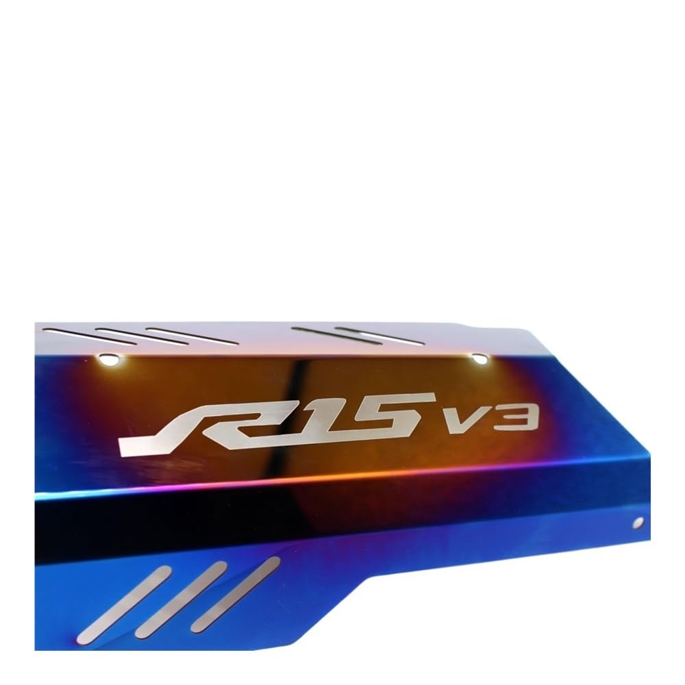 Deflectores Calor Escape para Y&amaha R15V3 R15 V3 Motocicleta Tubo De Escape Silenciador Protección Cubierta De Protección Térmica Accesorios Protectores