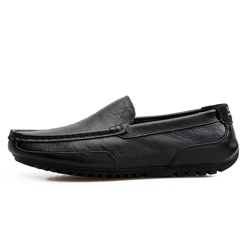 Men's Loafers Shoes Solid Color Faux Leather Boat Shoes Flat Heel Comfortable Slip Resistant Party Slip-on2