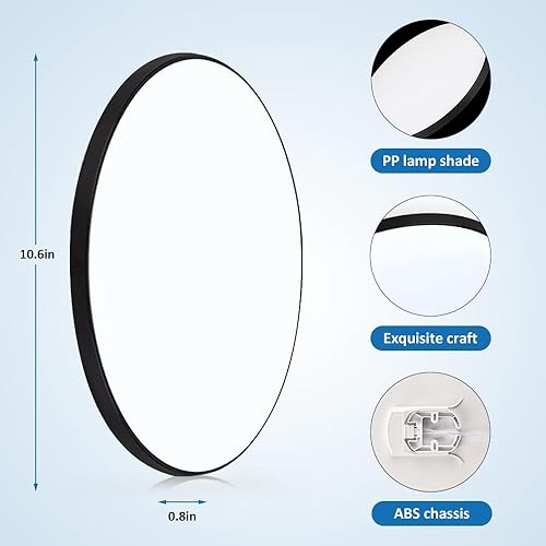Miniatura 10 de Lámpara de techo de montaje empotrado, lámpara LED de montaje en superficie de 30 W para dormitorio, cocina, lámparas de montaje plano ultrafinas y