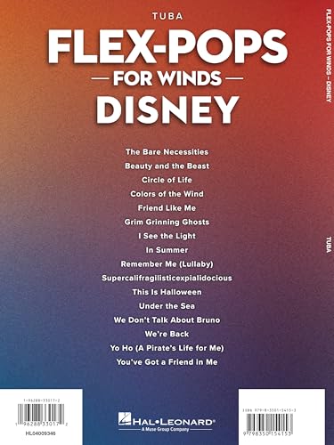Tuba Flex-Pops for Winds jouez les thèmes Disney en harmonie