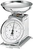 Polder Professional Stainless Steel Analog Kitchen Scale, 11-Pound (5 kg.) Capacity