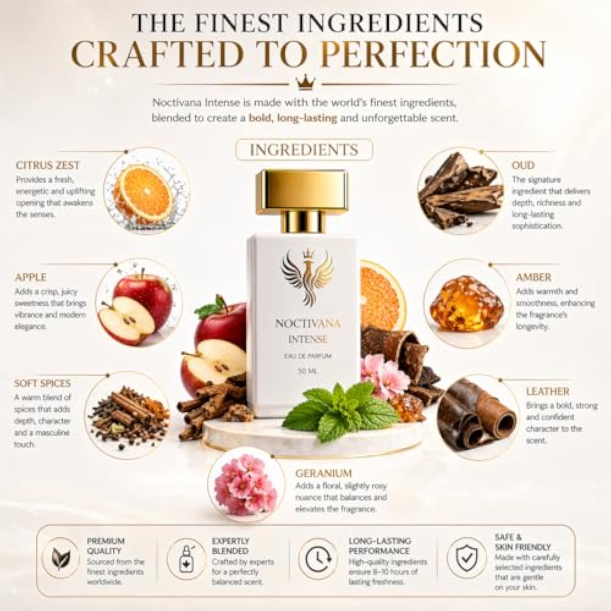 Intense Long Lasting Premium Perfume for Men, Luxury EDP
