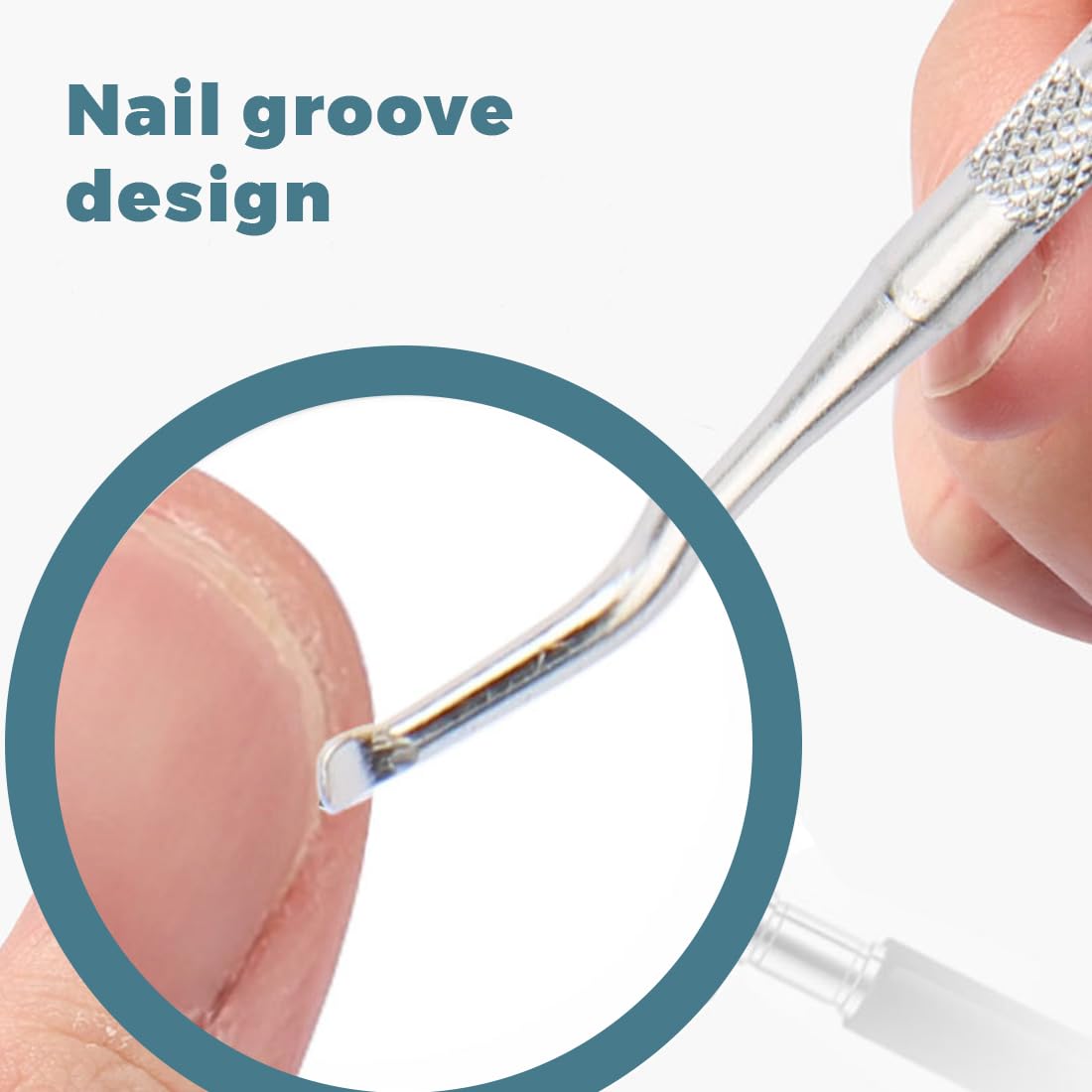 51 Piezas Juego de correctores para uñas encarnadas: tiras alisadoras de uñas sin dolor con elevador de uñas: kit de herramientas para uñas encarnadas de fácil uso