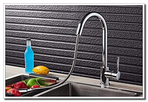 Robinet mitigeur de cuisine avec douchette extractible jet double - 7