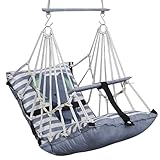 Windson Craft® Cotton Baby Swing for Kids jhula 1-5 Years Swings Cradle Chair uyyala New Born Baby Gifts Foldable and Washable with Safety Belt, Home & Garden (New Elephant)