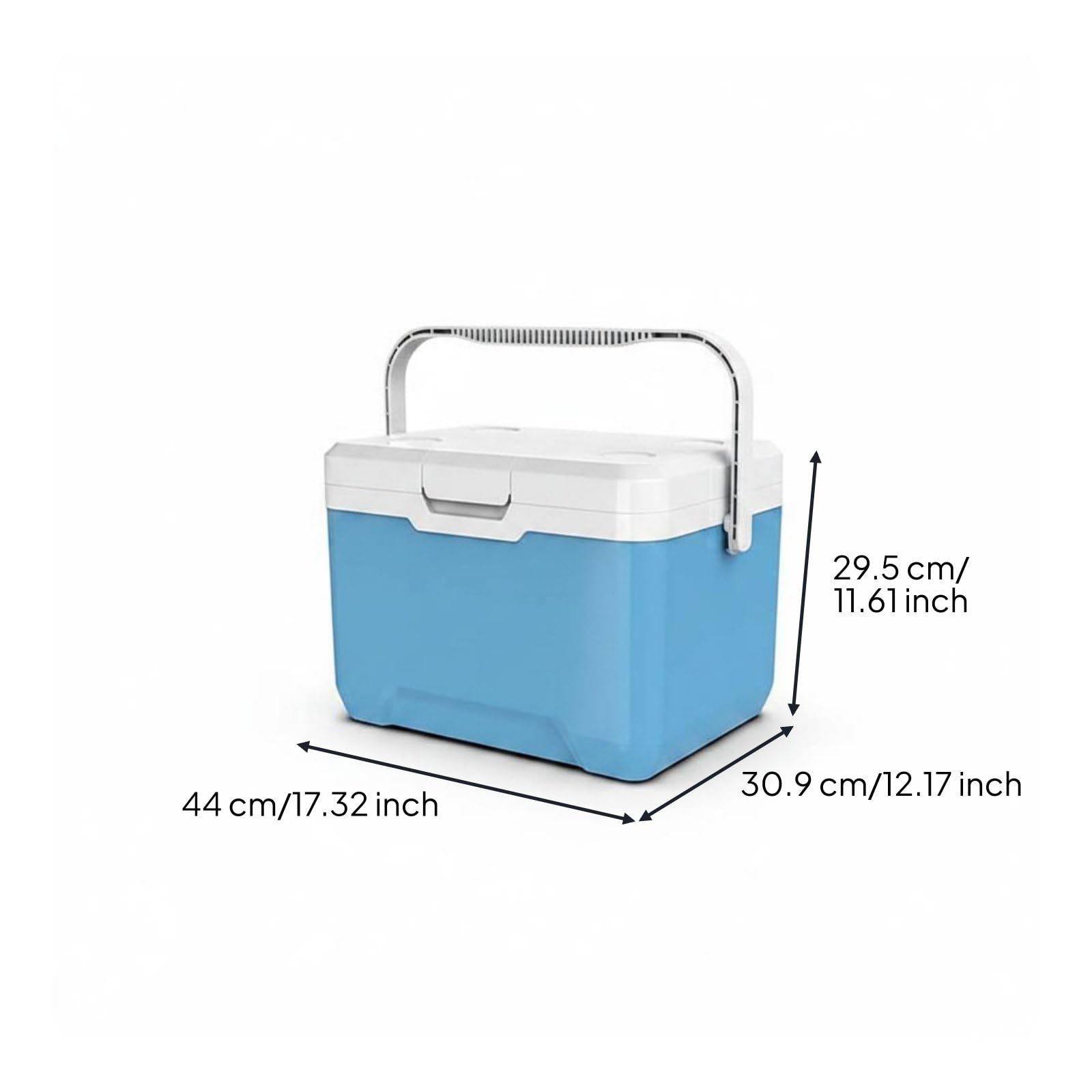 Homyl Portátil Caja de Hielo Contenedor Térmico Nevera Transportable Almacenamiento Aislante con Revestimiento Apto para