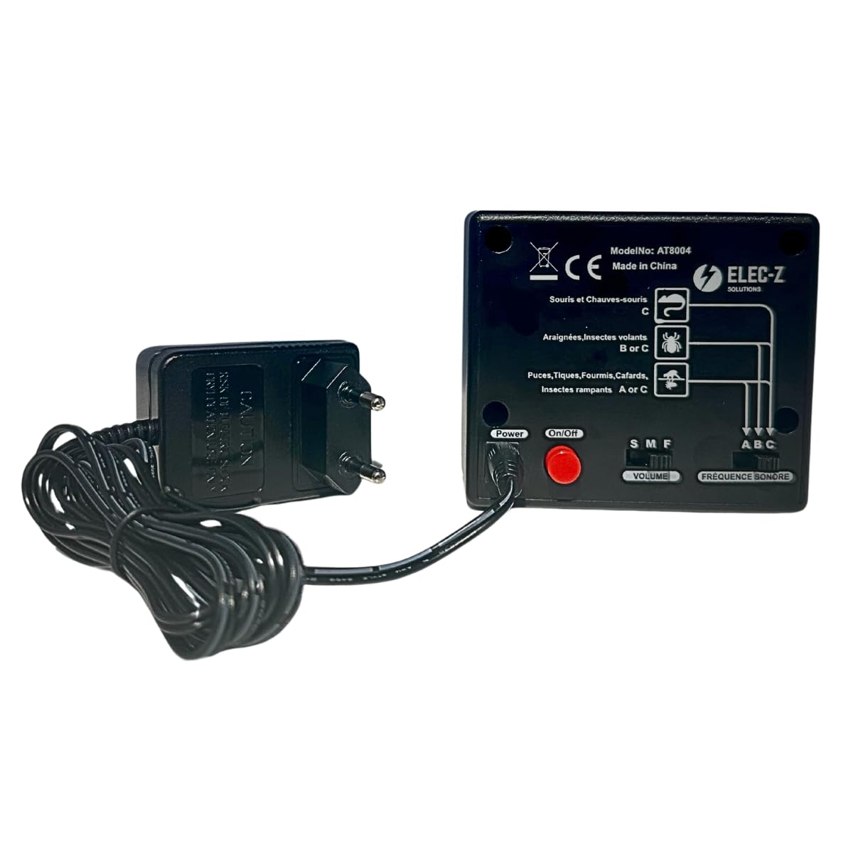 RP1 Repellente Ultrasonico Efficace Anti Pipistrello Insetto Roditore Scarafaggi Ragni Zecche Pulci