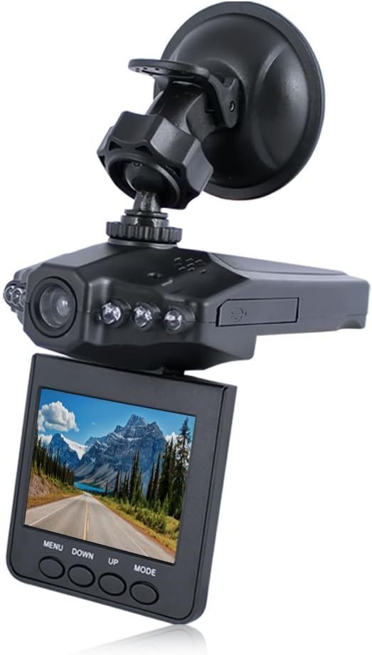 Lecmal on Dash Video, Dash Cam Car DVR Voice Recorders for Cars Supporting TF Card Up to 32 GB with Night Vision (DVR-6D5)