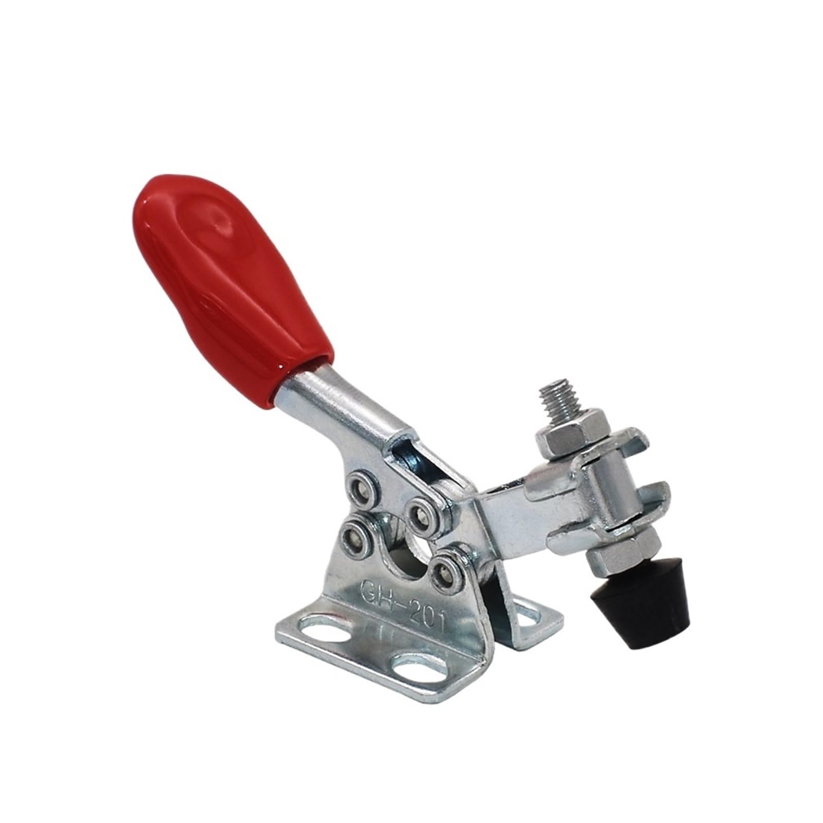 Morsetti orizzontali GH-201 / GH-201-A Morsetto fisso livellante Vite M4 Leva di bloccaggio rapido Clip rapida universale Dispositivo verticale Orizzontale 200 pezzi(GH-201)