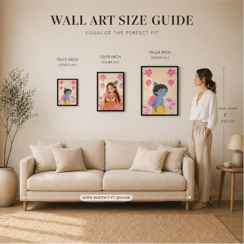 Image of Suneree Traditional Indian Wall Art - Set of 2 (ART 19, 10x13 INCHES)
