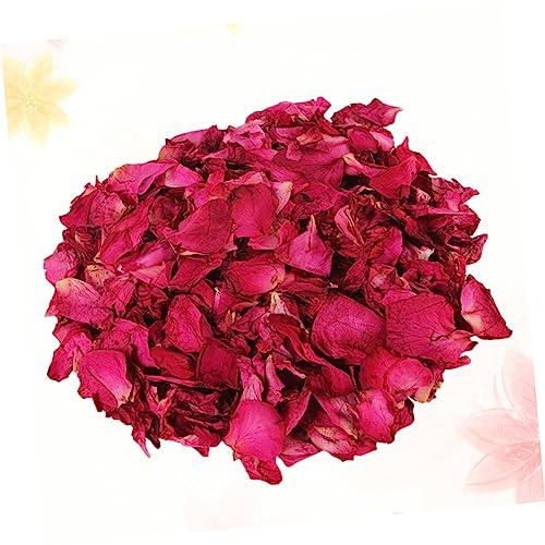 Pétalos de rosa roja seca para baño y decoración miniatura 4