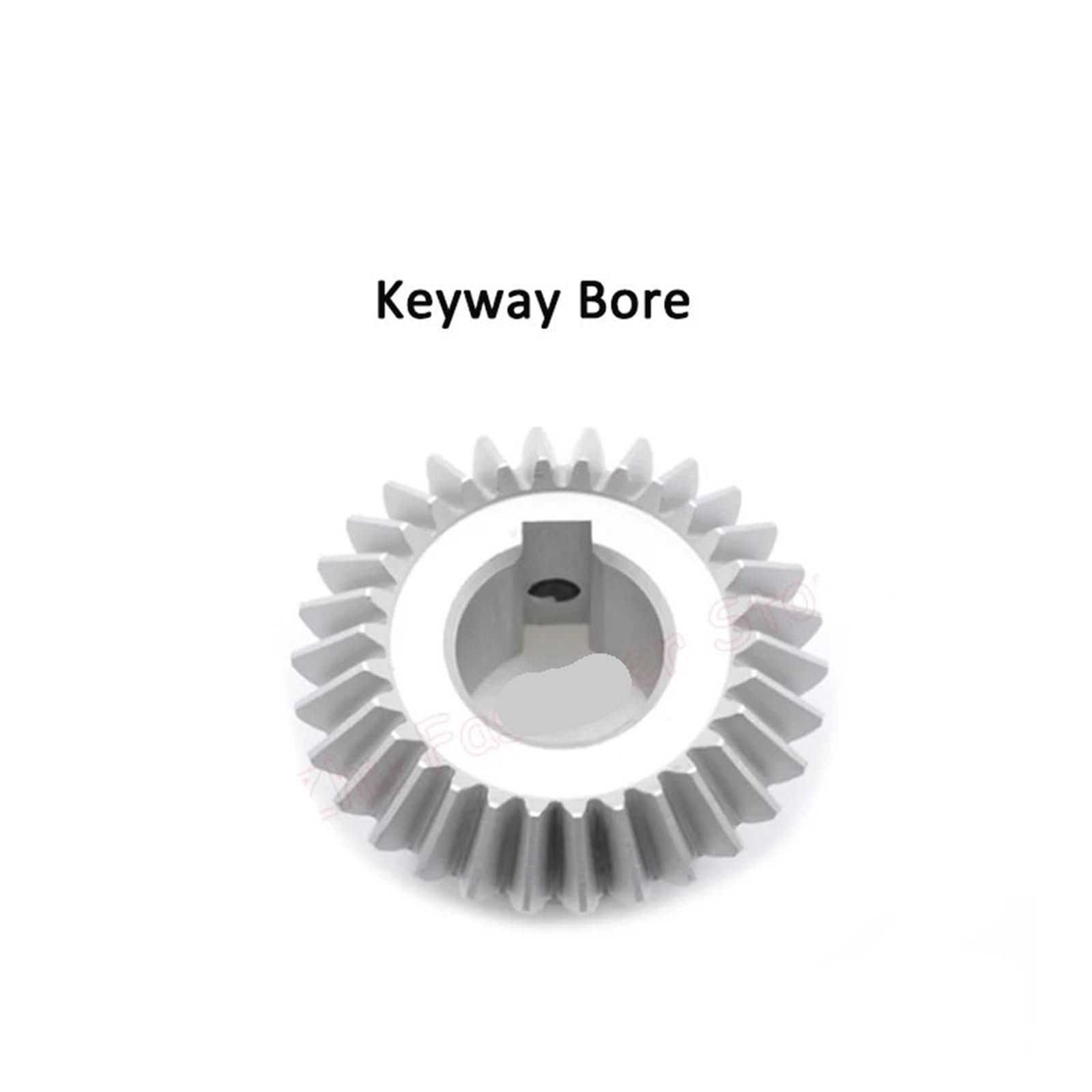 Engrenage conique 90 degrés 1M alliage d'aluminium - 15/20/25/30 dents, options de trou M5 pour les applications d'ingénierie de précision(12mm 20 dents)