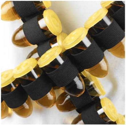 Shot Bandolier Belt with 28 Bullet Shot Cups | Shot Belt, Shooter Belt, Party Shot Glasses | Bullet Shaped Plastic Shot Glasses in a Novelty Bandolier Belt