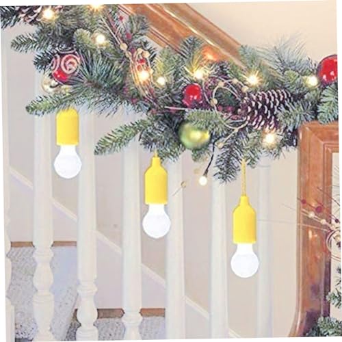 Lámparas LED colgantes portátiles a pilas 4 unidades miniatura 4
